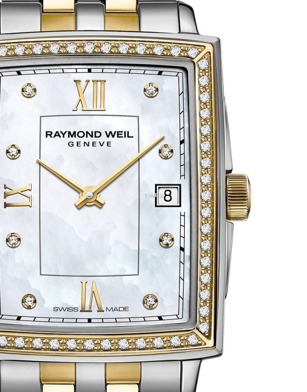 Raymond Weil,Women’s 22.60x28.10mm,22.60x28.10mm,Stainless Steel,Silver White,Quartz,Day,Sapphire,Crystal Glass,5925,5925-SPS-00995
