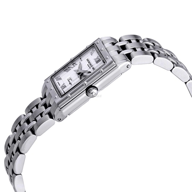 Raymond Weil,Women’s 30mm,30mm,Stainless Steel,Silver White,Quartz,Sapphire,Crystal Glass,Square,5971,5971-ST-00658