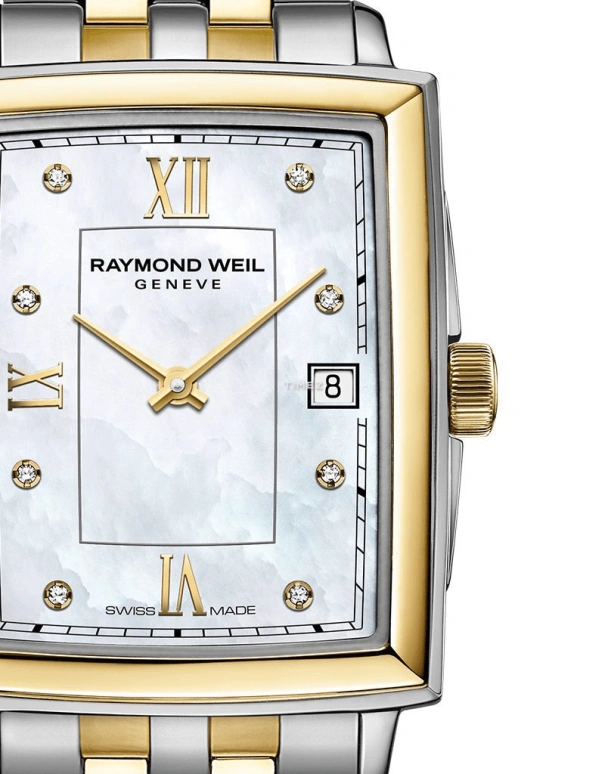 Raymond Weil,Women’s 23.40mm,23.40mm,Stainless Steel,Silver White,Quartz,Day,Sapphire,Crystal Glass,5925,5925-STP-00995