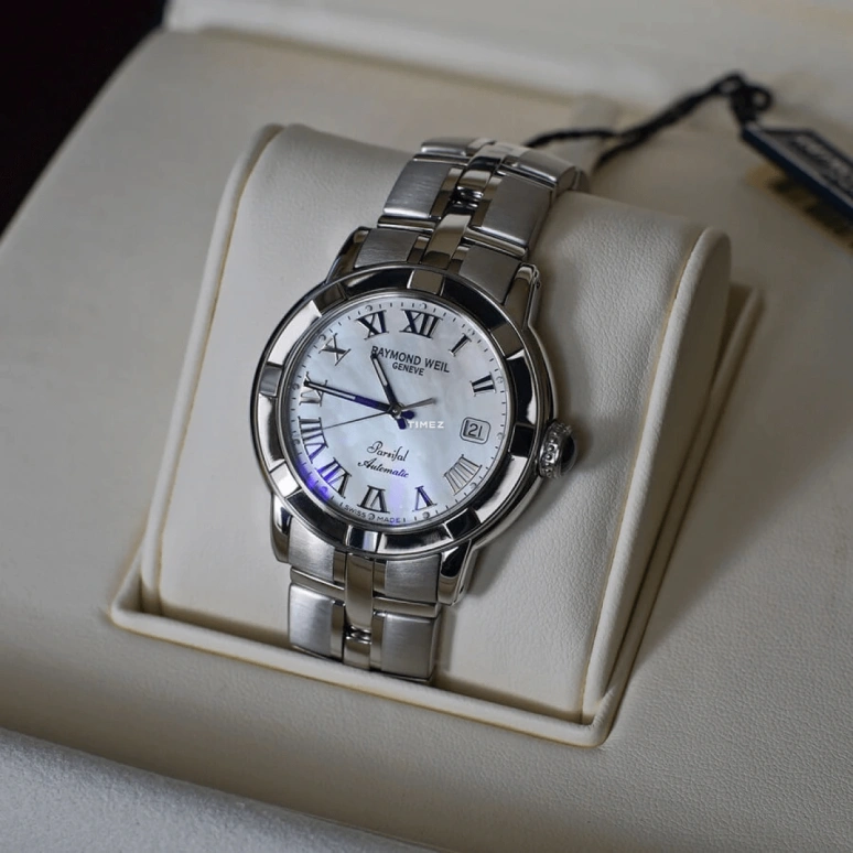 Raymond Weil,Men’s 40mm,40mm,Stainless Steel,Blue,Automatic,Day,Sapphire,Crystal Glass,2841,2841-ST-00908