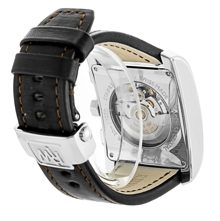Raymond Weil,Men’s 50mm,50mm,Stainless Steel,Grey,Automatic,Chronograph,Day,4878,4878-STC-00268