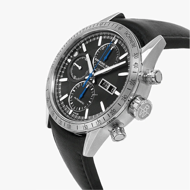 Raymond Weil,Men’s 42mm,42mm,Stainless Steel,Black,Automatic,Chronograph,Date,Day,7731,7731-STC-20021