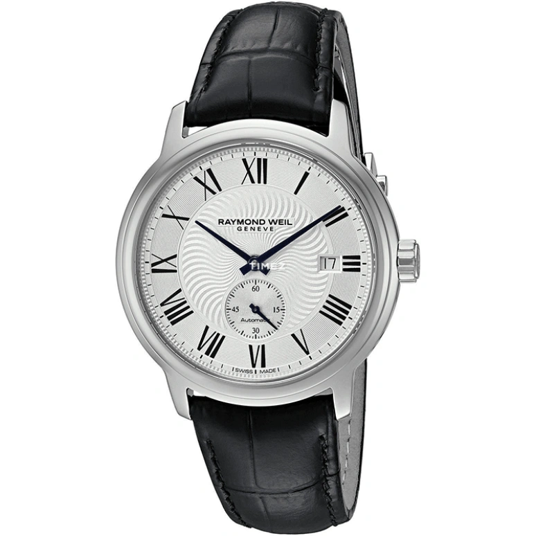Raymond Weil,Men’s 40mm,40mm,Stainless Steel,Silver,Automatic,Day,Sapphire,Crystal Glass,2238,2238-STC-00659
