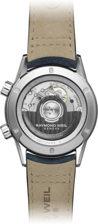 Raymond Weil,Men’s 40.50mm,40.50mm,Stainless Steel,Blue,Automatic,Day,Dule Time,World Time,2761,2761-STC-50001