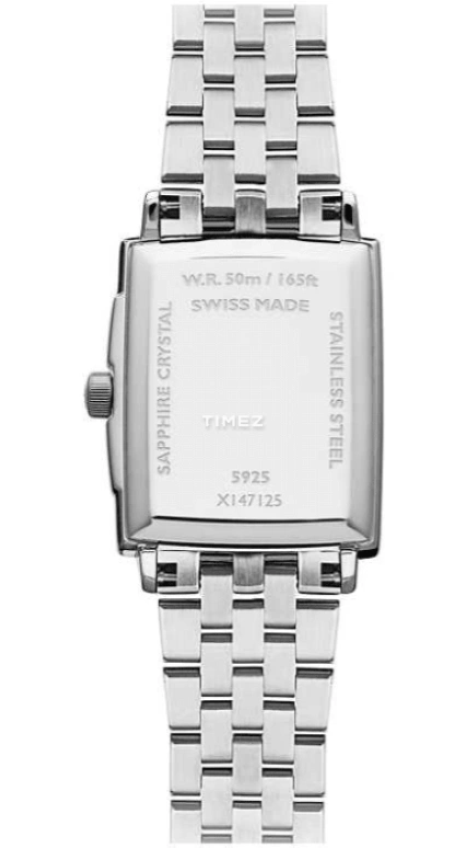 Raymond Weil,Women’s 23x28mm,23x28mm,Stainless Steel,White,Blue,Quartz,Day,Sapphire,Crystal Glass,5925,5925-ST-00550