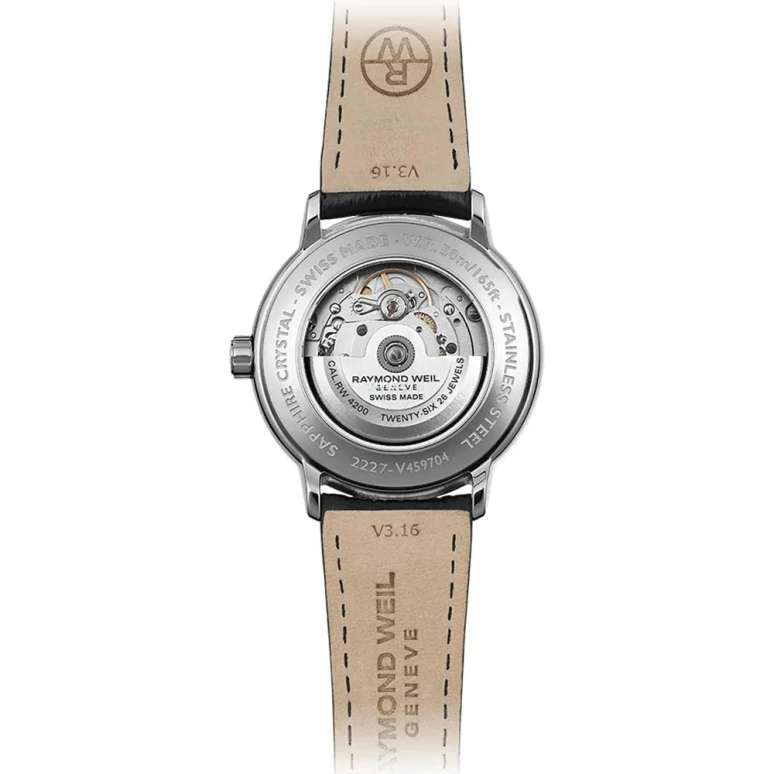 Raymond Weil,Men’s 40mm,40mm,Stainless Steel,Silver,Automatic,Sapphire,Crystal Glass,Round,2227,2227-STC-65001