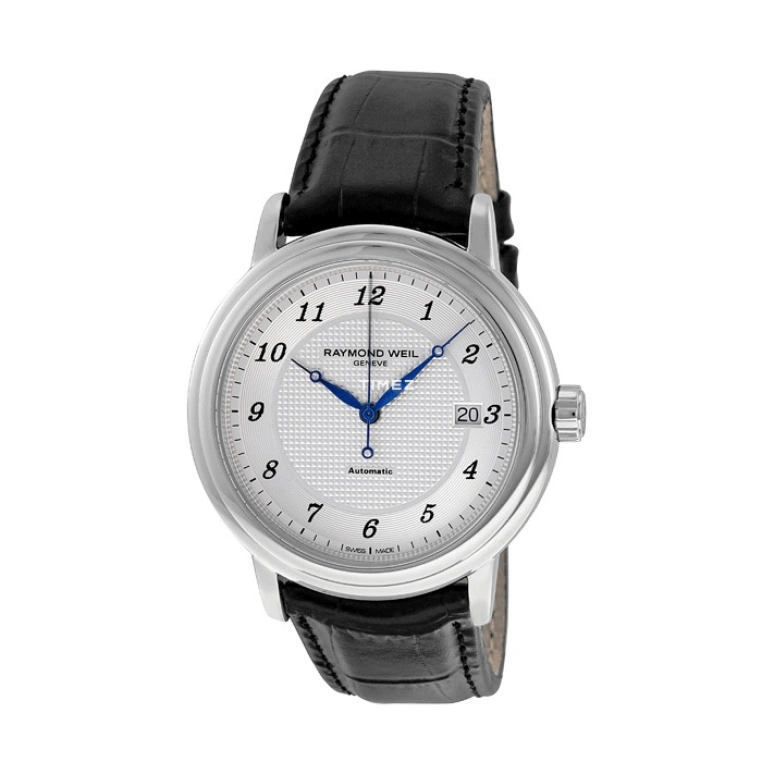 Raymond Weil,Men’s 39.50mm,39.50mm,Stainless Steel,Silver White,Automatic,Day,Sapphire,Crystal Glass,2837,2837-STC-05659