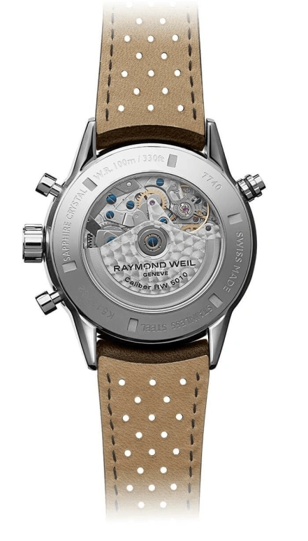 Raymond Weil,Men’s 43.50mm,43.50mm,Stainless Steel,White,Automatic,Chronograph,Day,7740,7740-STC-30001
