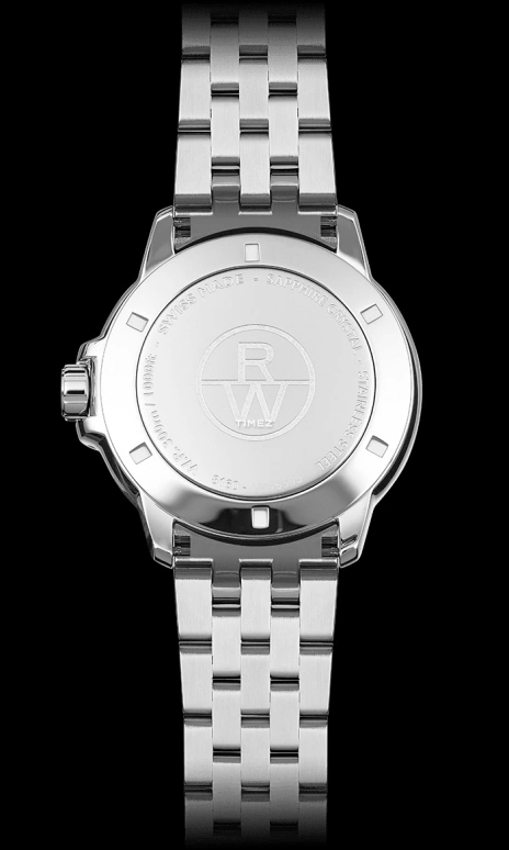 Raymond Weil,Men’s 41mm,41mm,Stainless Steel,Blue,Quartz,Day,Sapphire,Crystal Glass,8160,8160-ST-00508