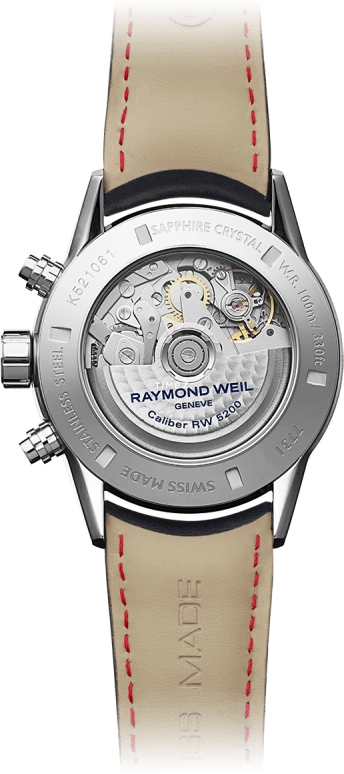 Raymond Weil,Men’s 42mm,42mm,Stainless Steel,Black,Automatic,Chronograph,Date,Day,7731,7731-SC1-20621