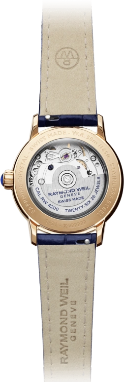 Raymond Weil,Women’s 31mm,31mm,Stainless Steel,Stainless Steel,White,Automatic,Day,Sapphire,2131,2131-P53-00966