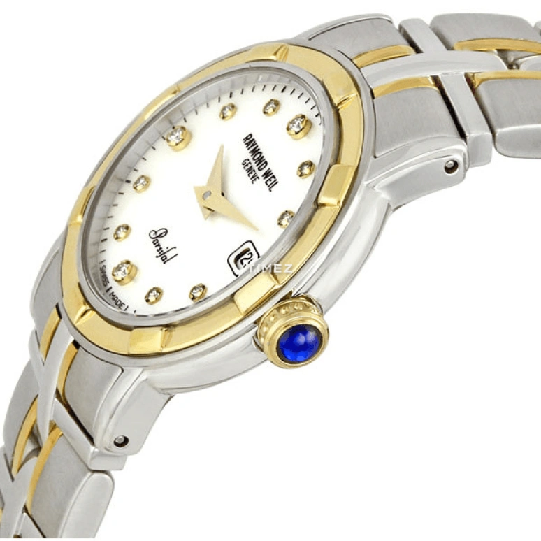 Raymond Weil,Women’s 27mm,27mm,Stainless Steel,White,Quartz,Day,Sapphire,Crystal Glass,9440,9440-STG-97081