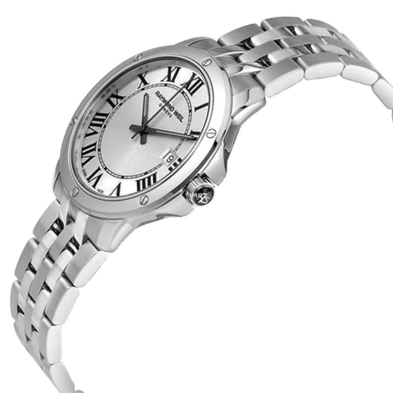 Raymond Weil,Men’s 39mm,39mm,Stainless Steel,Silver,Quartz,Day,Sapphire,Crystal Glass,5591,5591-ST-00659