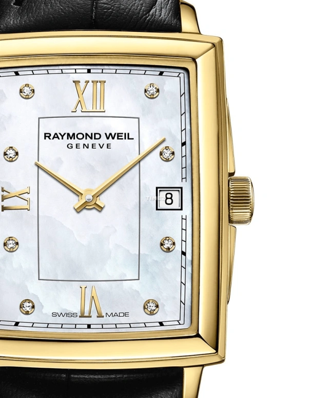 Raymond Weil,Women’s 25mm,25mm,Stainless Steel,White,Quartz,Day,Sapphire,Crystal Glass,5925,5925-PC-00995