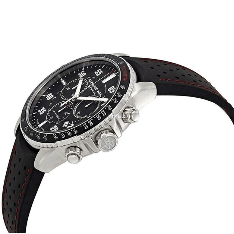 Raymond Weil,Men’s 43mm,43mm,Stainless Steel,Grey,Quartz,Chronograph,Day,8570,8570-SR1-05207