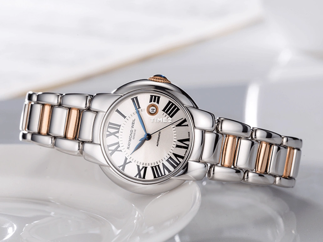 Raymond Weil,Women’s 29mm,29mm,Stainless Steel,Silver,Grey,Automatic,Day,Sapphire,Crystal Glass,2629,2629-S5-00659