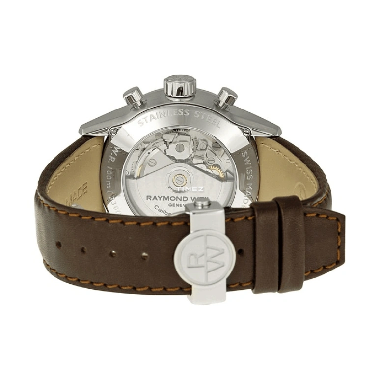 Raymond Weil,Men’s 42mm,42mm,Stainless Steel,Silver,Automatic,Chronograph,Date,Day,7730,7730-STC-65025