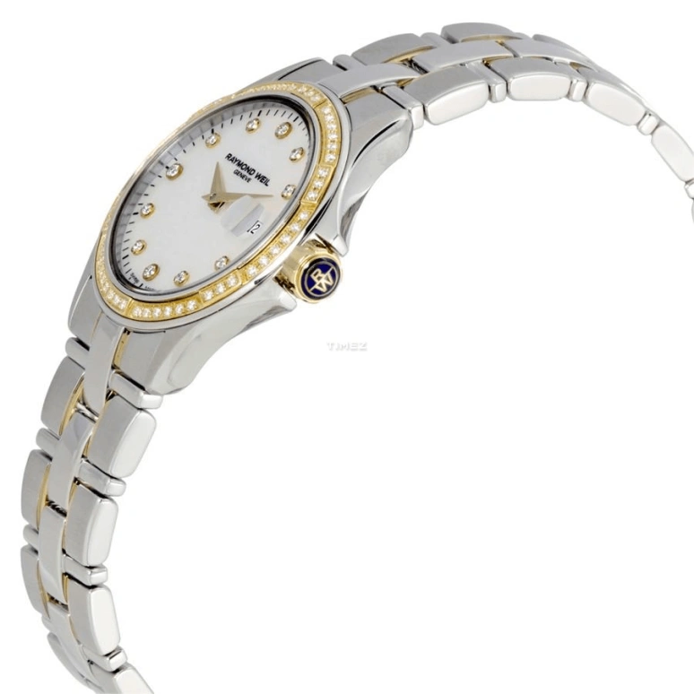 Raymond Weil,Women’s 28mm,28mm,Stainless Steel,Silver White,Quartz,Day,Sapphire,Crystal Glass,9460,9460-SGS-97081