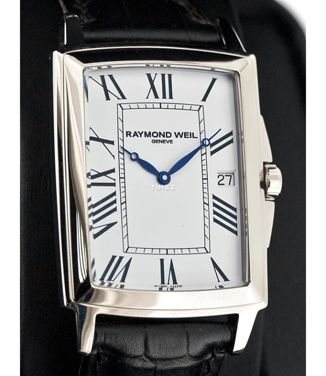 Raymond Weil,Men’s 47mm,47mm,Stainless Steel,White,Quartz,Chronograph,Day,5597,5597-STC-00300