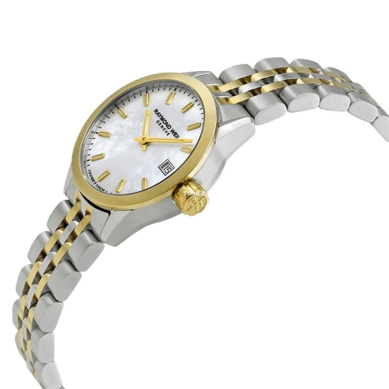 Raymond Weil,Women’s 26mm,26mm,Stainless Steel,White,Quartz,Day,Sapphire,Crystal Glass,5626,5626-STP-97021