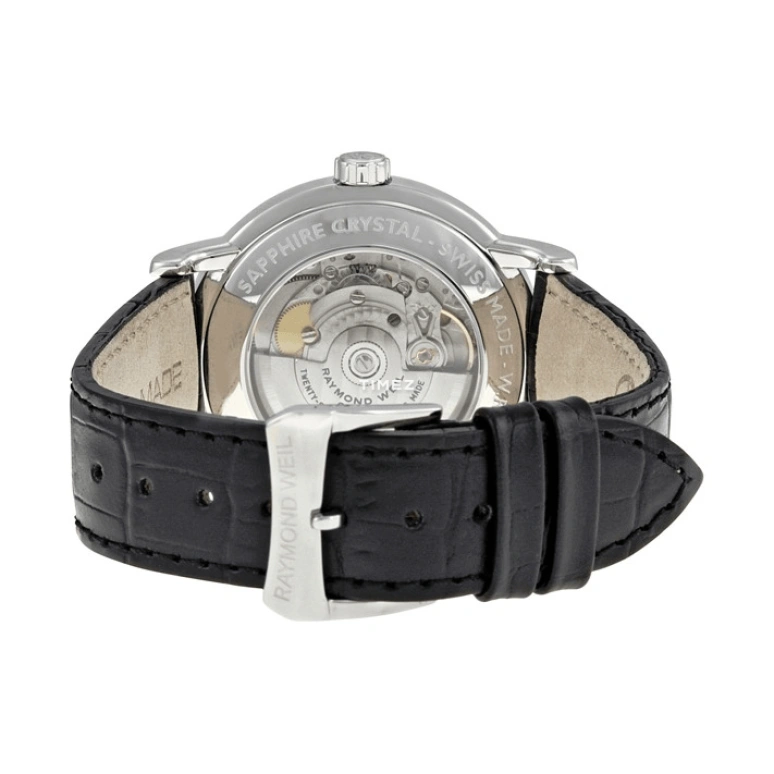 Raymond Weil,Men’s 39.50mm,39.50mm,Stainless Steel,Silver White,Automatic,Day,Sapphire,Crystal Glass,2837,2837-STC-05659