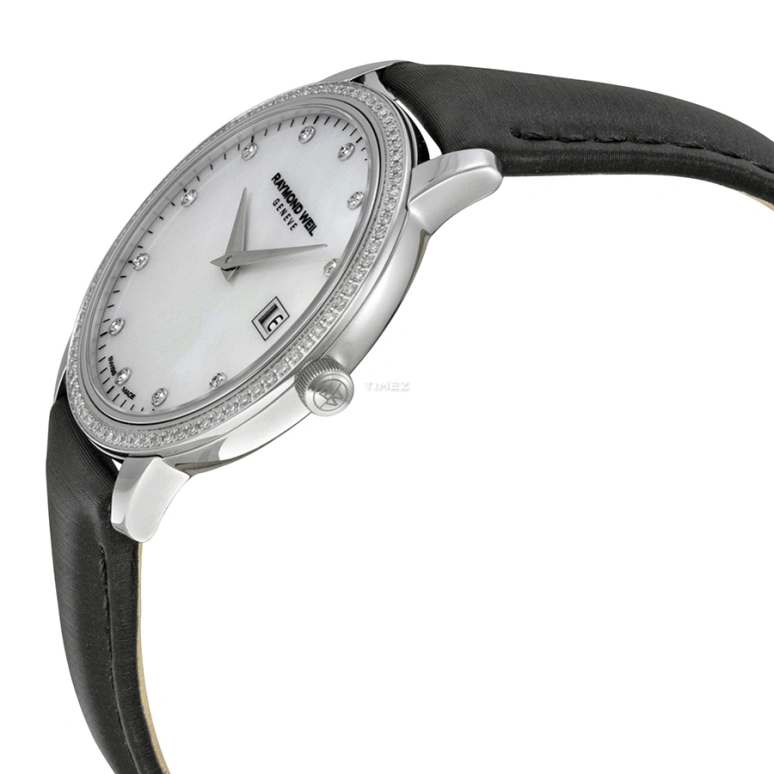 Raymond Weil,Women’s 34mm,34mm,Stainless Steel,Silver,Quartz,Day,Sapphire,Crystal Glass,5388,5388-SLS-97081