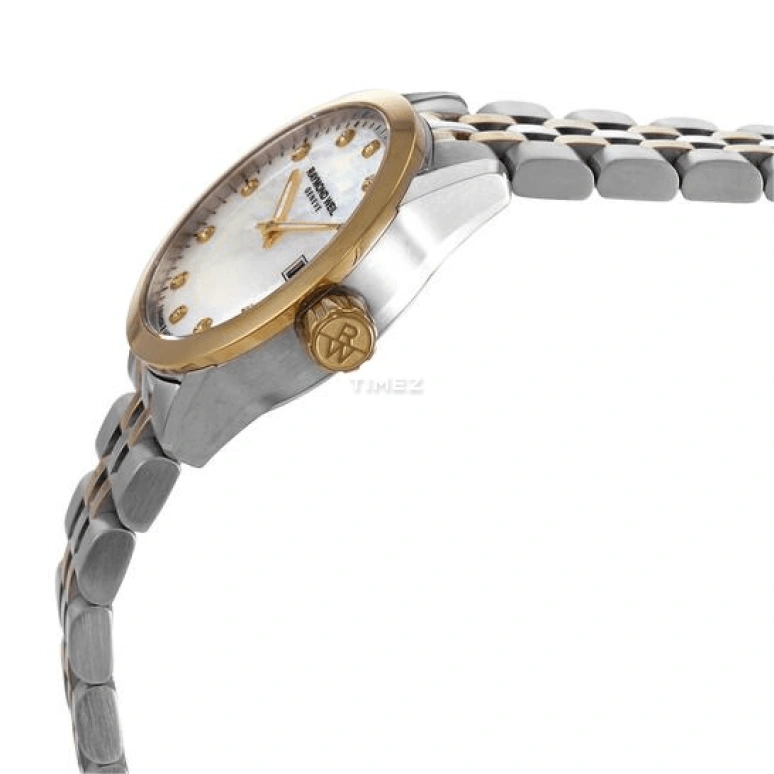 Raymond Weil,Women’s 26mm,26mm,Stainless Steel,White,Quartz,Day,Sapphire,Crystal Glass,5626,5626-STP-97081