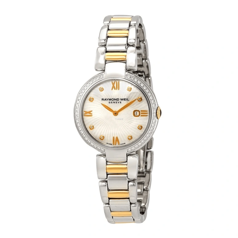 Raymond Weil,Women’s 32mm,32mm,Stainless Steel,White,Quartz,Day,Sapphire,Crystal Glass,1600,1600-SPS-00995
