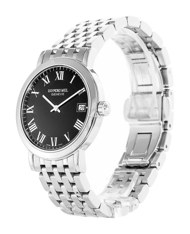 Raymond Weil,Men’s 40mm,40mm,Stainless Steel,Black,Quartz,Day,Sapphire,Crystal Glass,5593,5593-ST-00208