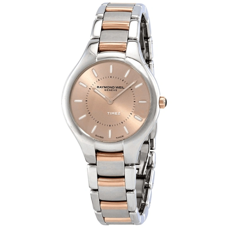 Raymond Weil,Women’s 32mm,32mm,Stainless Steel,Rose Gold,Quartz,Sapphire,Crystal Glass,Round,5132,5132-SP5-81001