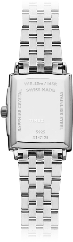 Raymond Weil,Women’s 23x28mm,23x28mm,Stainless Steel,Black,Quartz,Day,Sapphire,Crystal Glass,5925,5925-ST-00295