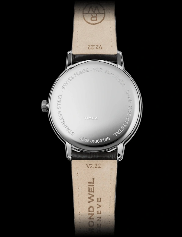 Raymond Weil,Men’s 42mm,42mm,Stainless Steel,White,Quartz,Day,Sapphire,Crystal Glass,5585,5585-STC-00300