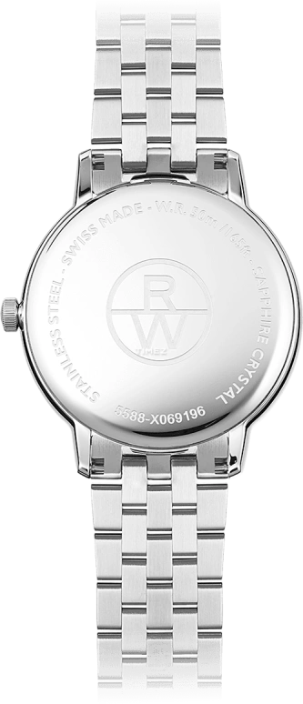 Raymond Weil,Men’s 39mm,39mm,Stainless Steel,White,Quartz,Day,Sapphire,Crystal Glass,5488,5488-ST-00300
