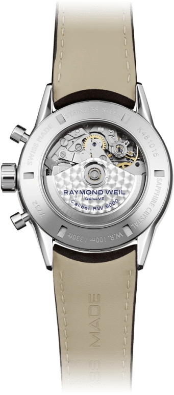 Raymond Weil,Men’s 42mm,42mm,Stainless Steel,Silver,Grey,Automatic,Chronograph,Date,Day,7732,7732-STC-65201