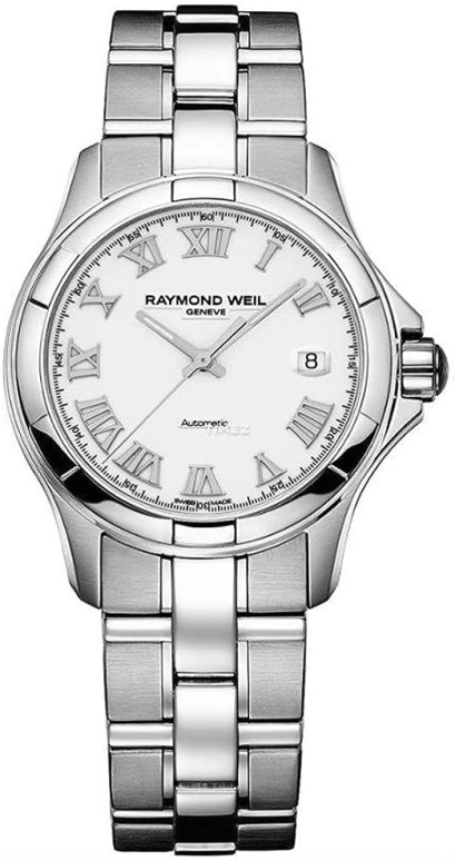 Raymond Weil,Men’s 39mm,39mm,Stainless Steel,Silver White,Automatic,Day,Sapphire,Crystal Glass,2970,2970-ST-00308