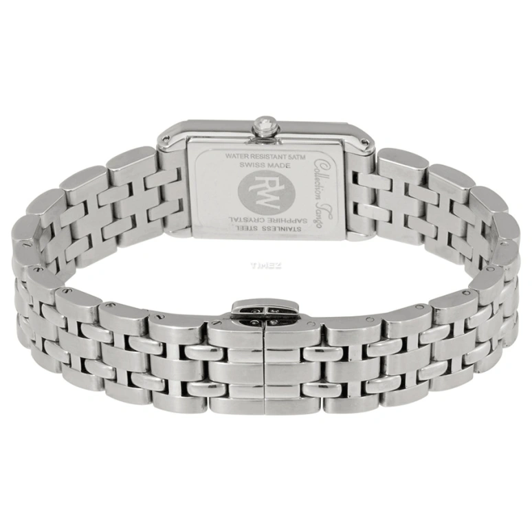 Raymond Weil,Women’s 30mm,30mm,Stainless Steel,Silver White,Quartz,Sapphire,Crystal Glass,Square,5971,5971-ST-00995