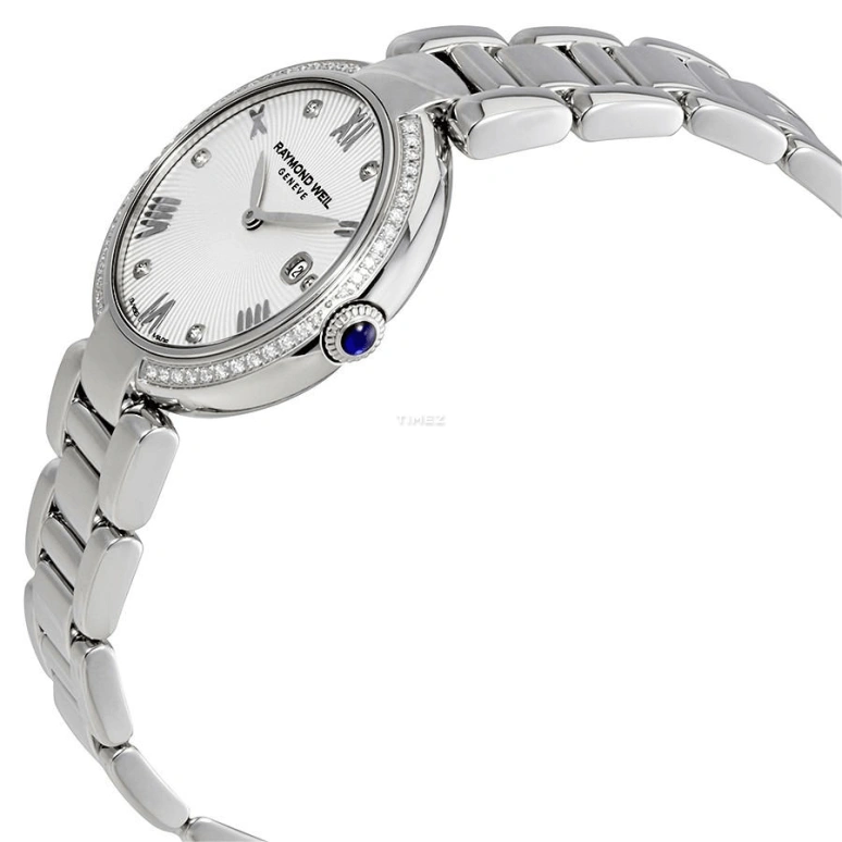 Raymond Weil,Women’s 32mm,32mm,Stainless Steel,Silver,Quartz,Day,Sapphire,Crystal Glass,1600,1600-STS-00618