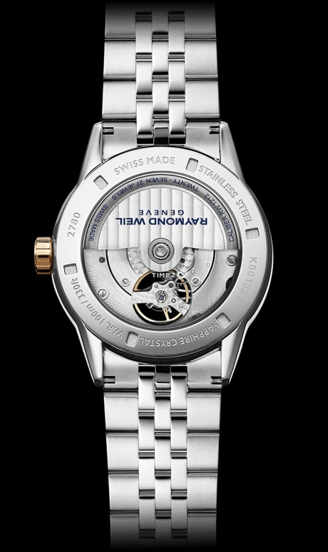 Raymond Weil,Men’s 42.50mm,42.50mm,Stainless Steel,Black,Automatic,Sapphire,Crystal Glass,Round,2780,2780-SP5-20001