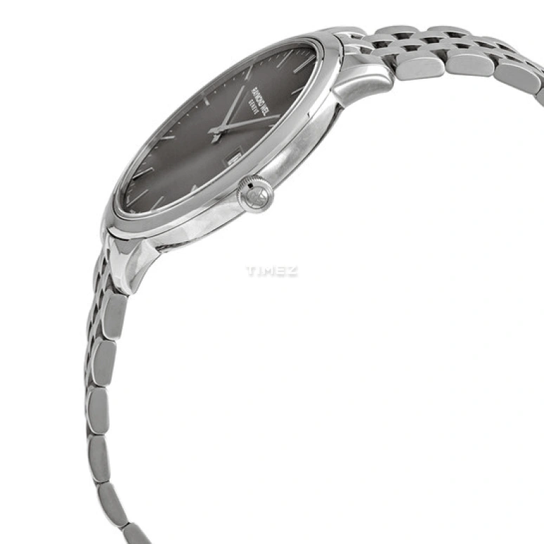 Raymond Weil,Men’s 39mm,39mm,Stainless Steel,Grey,Quartz,Day,Sapphire,Crystal Glass,5485,5485-ST-60001