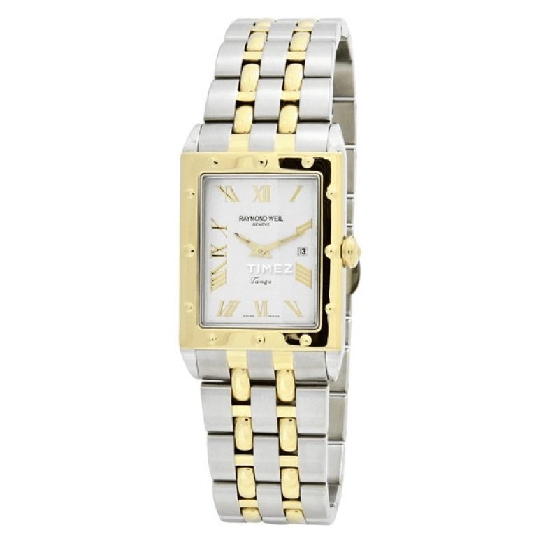 Raymond Weil,Men’s 43mm,43mm,Stainless Steel,Silver White,Quartz,Day,Sapphire,Crystal Glass,5381,5381-STP-00308