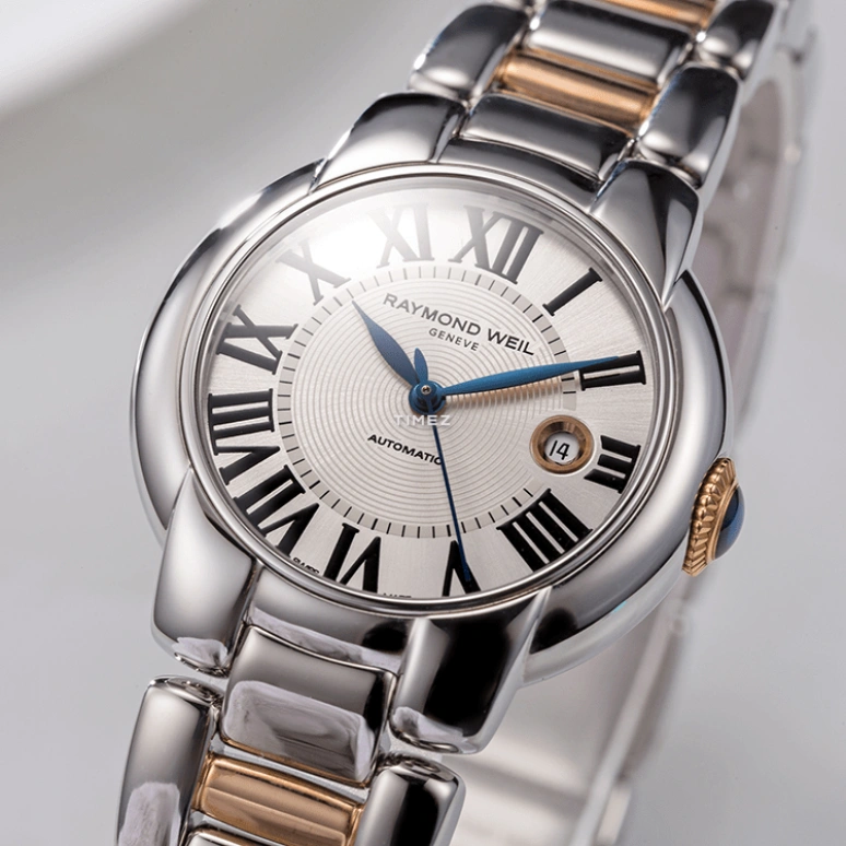 Raymond Weil,Women’s 29mm,29mm,Stainless Steel,Silver,Grey,Automatic,Day,Sapphire,Crystal Glass,2629,2629-S5-00659