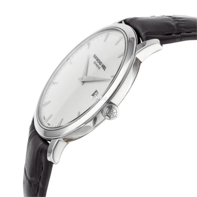 Raymond Weil,Men’s 42mm,42mm,Stainless Steel,White,Quartz,Day,Sapphire,Crystal Glass,5588,5588-STC-40001