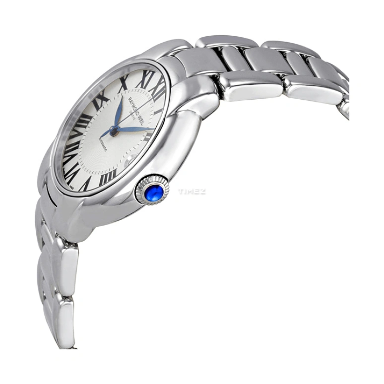 Raymond Weil,Women’s 35mm,35mm,Stainless Steel,Silver,Grey,Automatic,Day,Sapphire,Crystal Glass,2935,2935-ST-00659