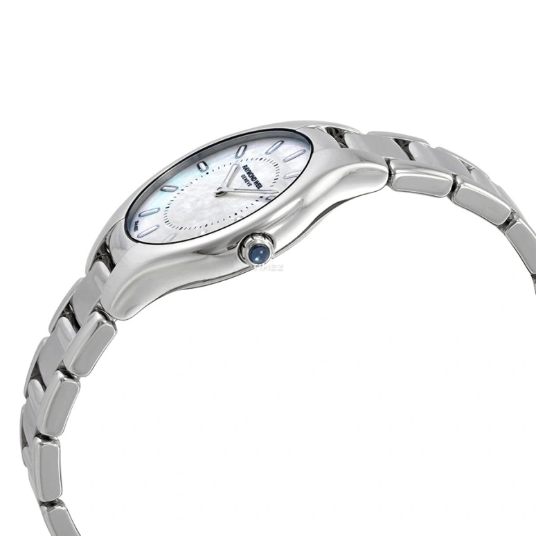 Raymond Weil,Women’s 32mm,32mm,Stainless Steel,White,Quartz,Sapphire,Crystal Glass,Round,5132,5132-ST-97001