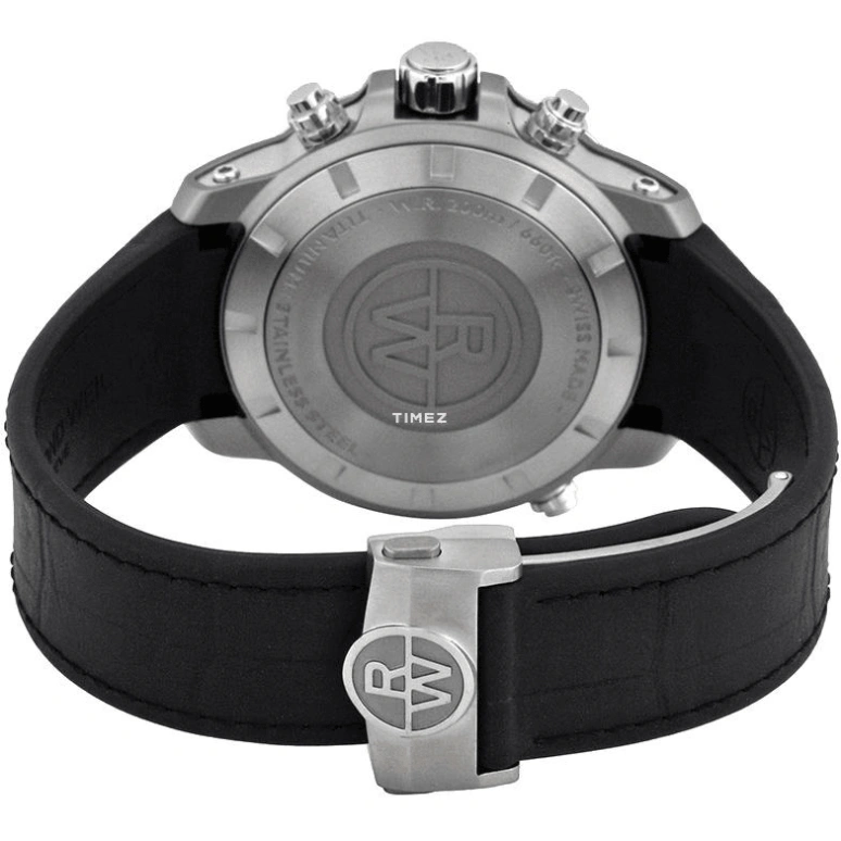 Raymond Weil,Men’s 43mm,43mm,Stainless Steel,Titanium,Black,Automatic,Chronograph,Day,7700,7700-TIR-05207