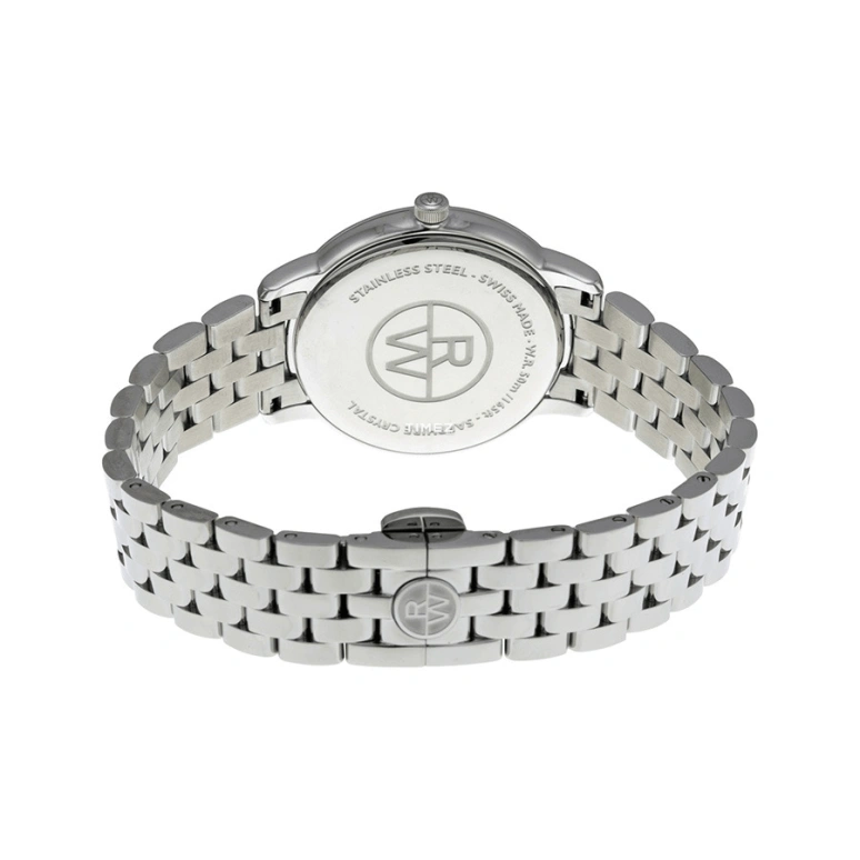 Raymond Weil,Women’s 34mm,34mm,Stainless Steel,White,Quartz,Day,Sapphire,Crystal Glass,5388,5388-STS-97081