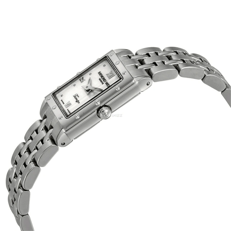 Raymond Weil,Women’s 30mm,30mm,Stainless Steel,Silver White,Quartz,Sapphire,Crystal Glass,Square,5971,5971-ST-00915
