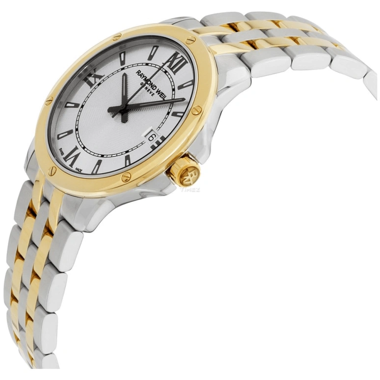 Raymond Weil,Men’s 39mm,39mm,Stainless Steel,Silver,Quartz,Day,Sapphire,Crystal Glass,5591,5591-STP-00657