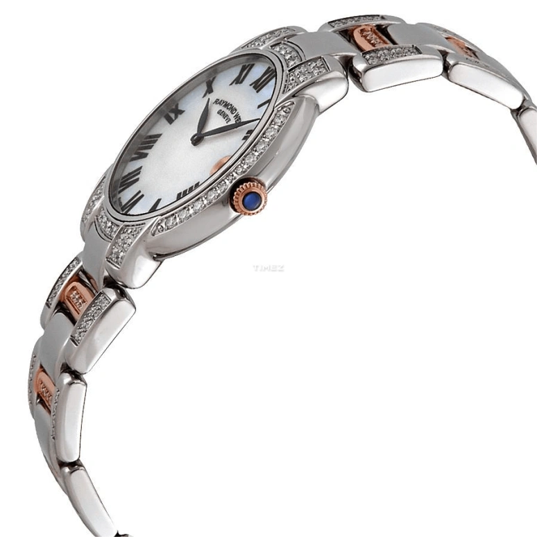 Raymond Weil,Women’s 35mm,35mm,Stainless Steel,White,Quartz,Day,Sapphire,Crystal Glass,5235,5235-S53-01970