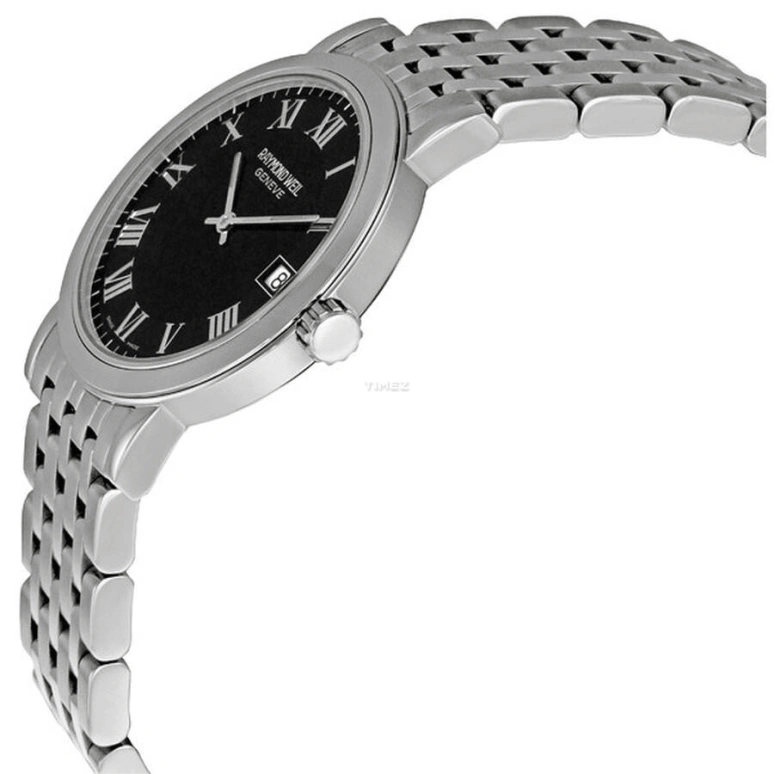 Raymond Weil,Men’s 40mm,40mm,Stainless Steel,Black,Quartz,Day,Sapphire,Crystal Glass,5593,5593-ST-00208